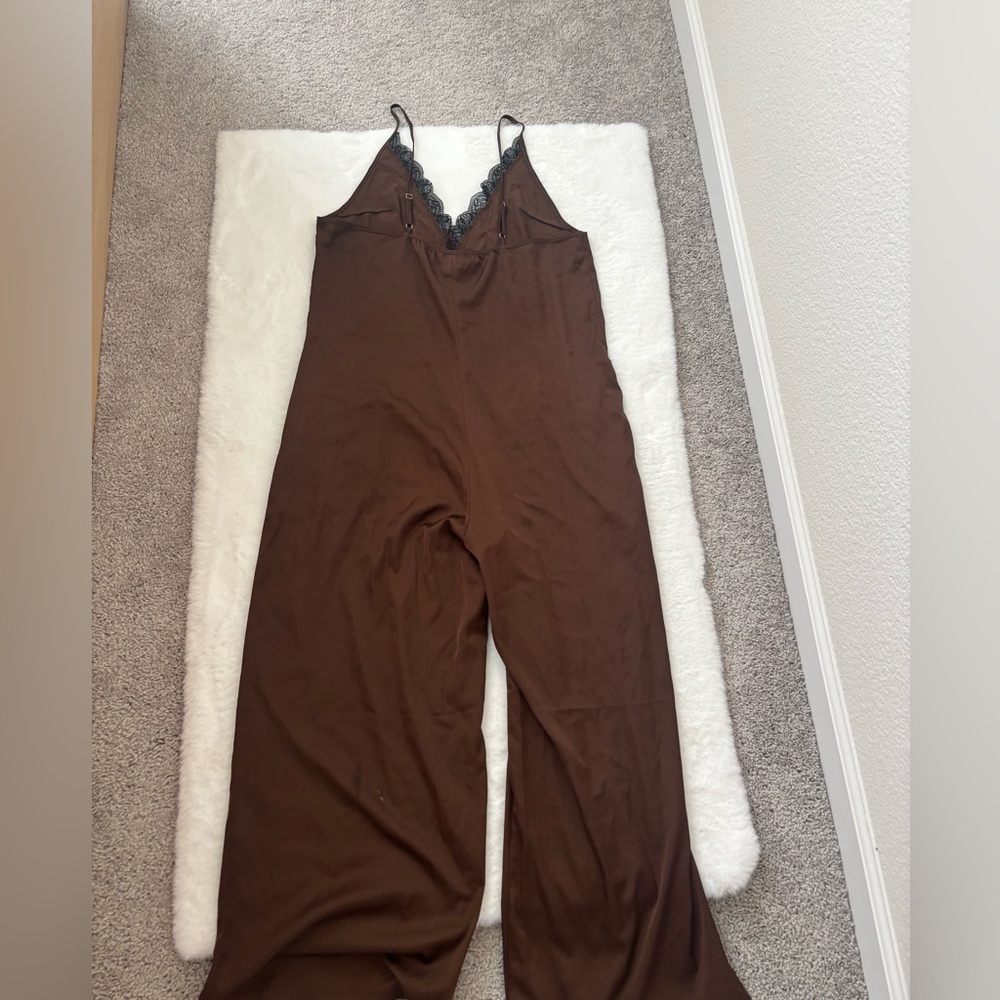 F21 satin pajama romper - Picture 4 of 5